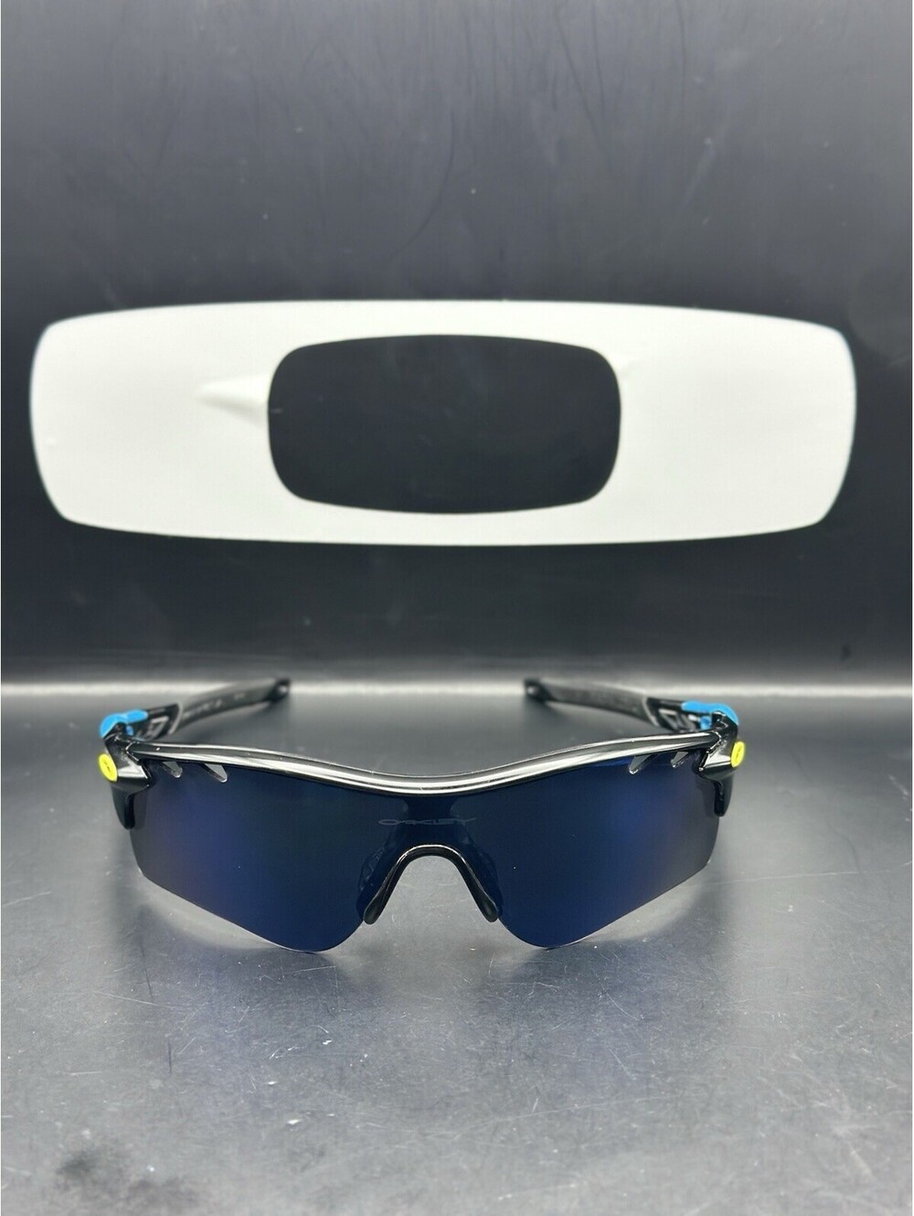 Oakley RadarLock Path Straight Stem Polished Black/Ice Iridium Vented Lenses
